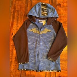 Batman Blue and Black Hoodie - Youth M (10/12) - DC Comics, Fan, Comic-Con